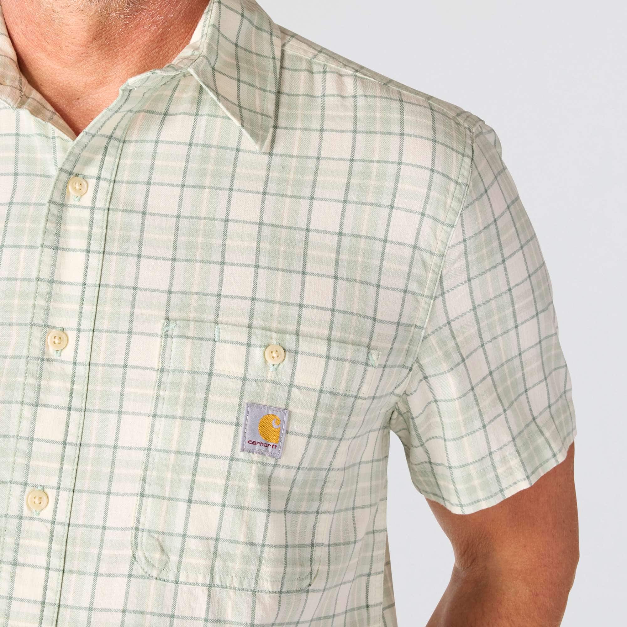 Men's bozeman relaxed fit short sleeve plaid shirt