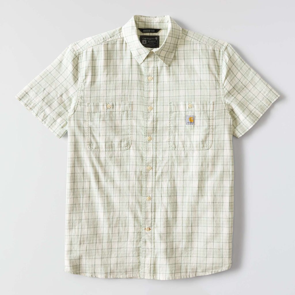 Men's bozeman relaxed fit short sleeve plaid shirt