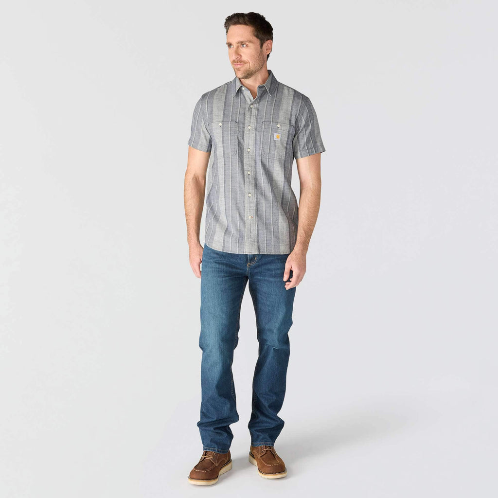 Men's bozeman relaxed fit short sleeve plaid shirt