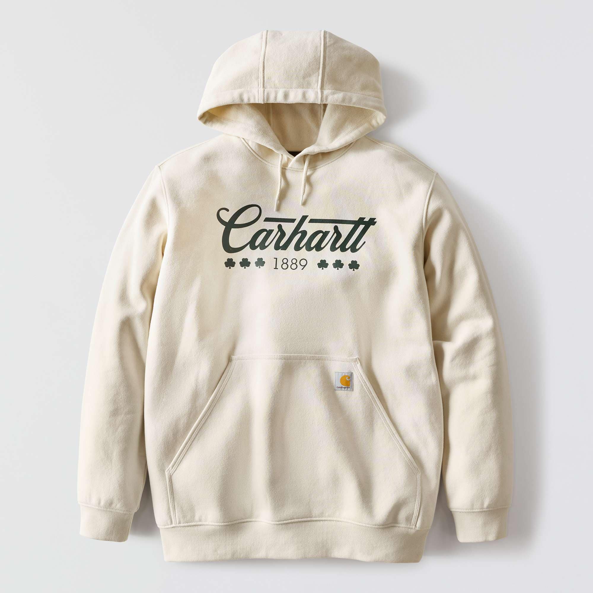 Men's marquette shamrock graphic hoodie - st patrick's day sweatshirt