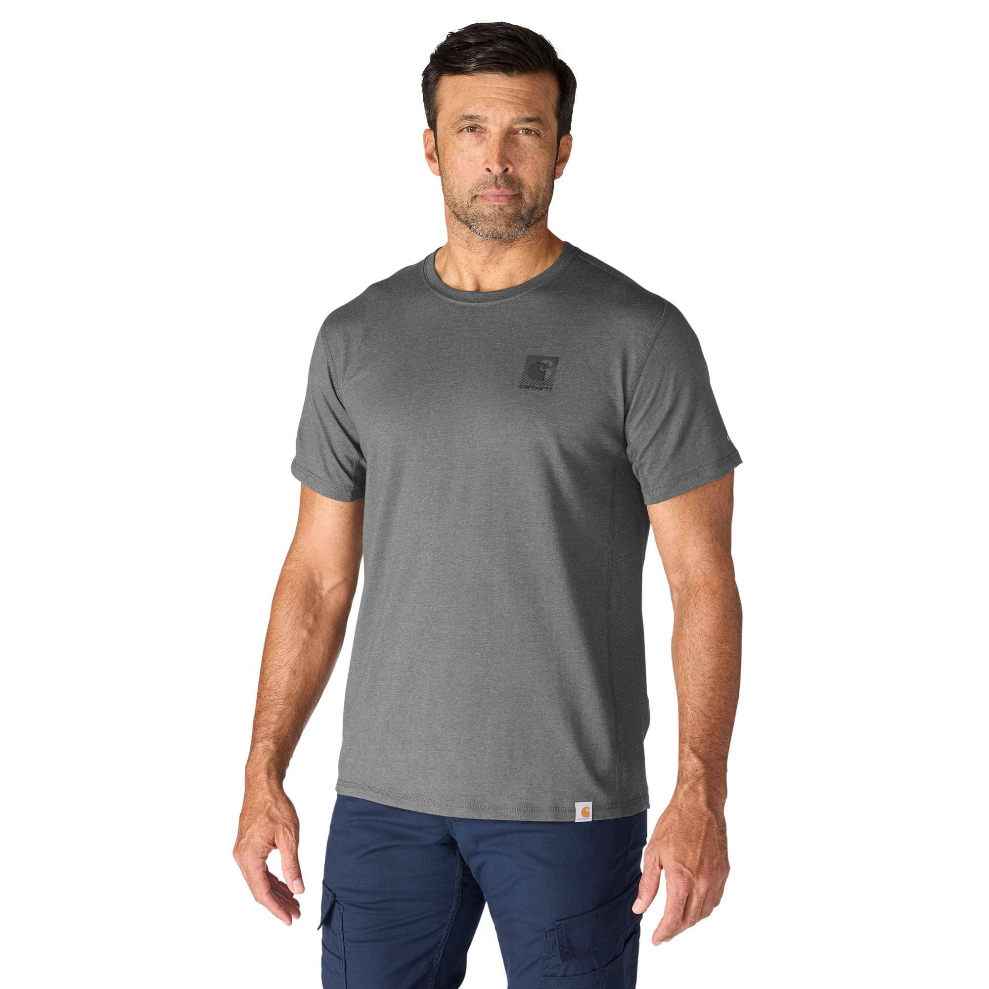Men's force breathable moisture wicking logo t-shirt