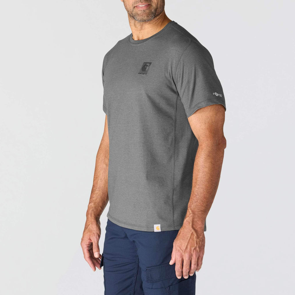 Men's force breathable moisture wicking logo t-shirt