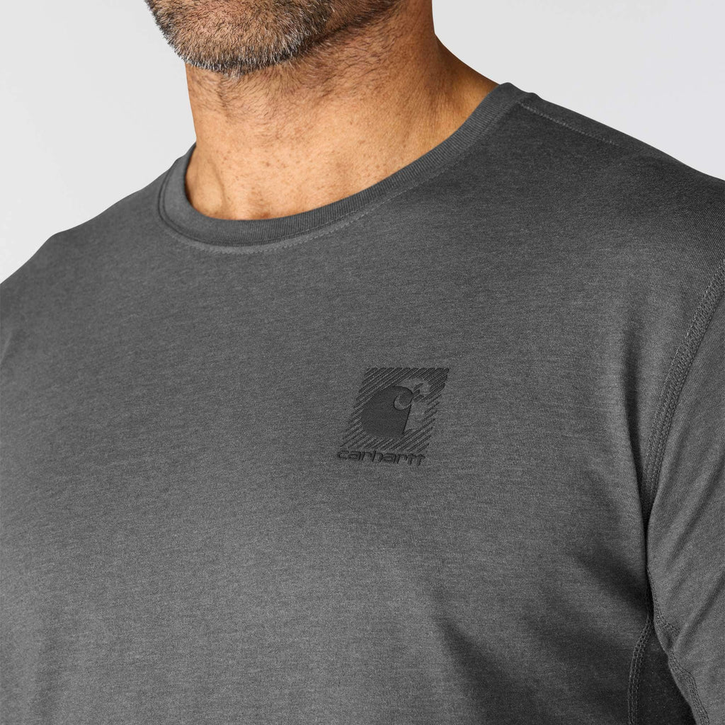 Men's force breathable moisture wicking logo t-shirt