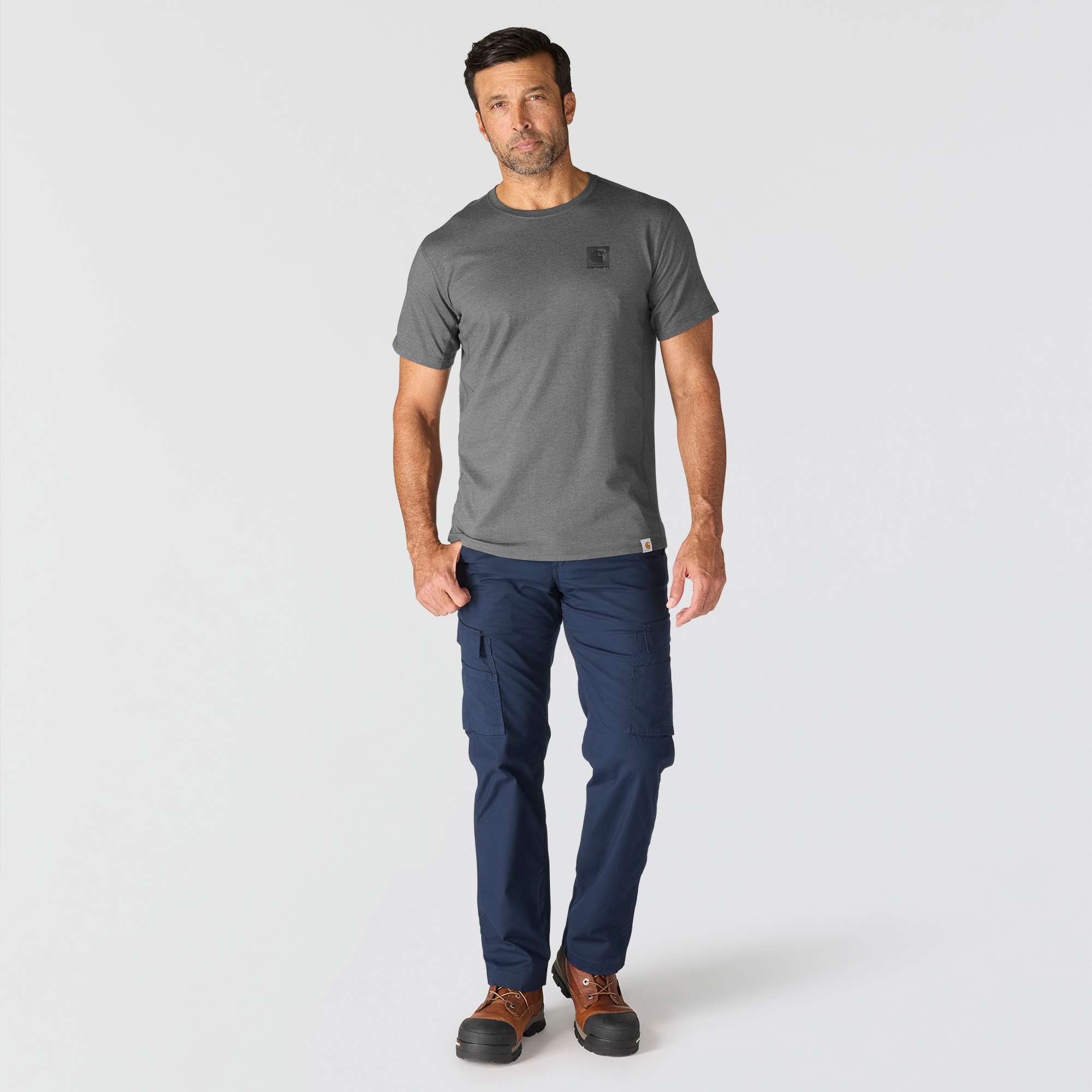 Men's force breathable moisture wicking logo t-shirt