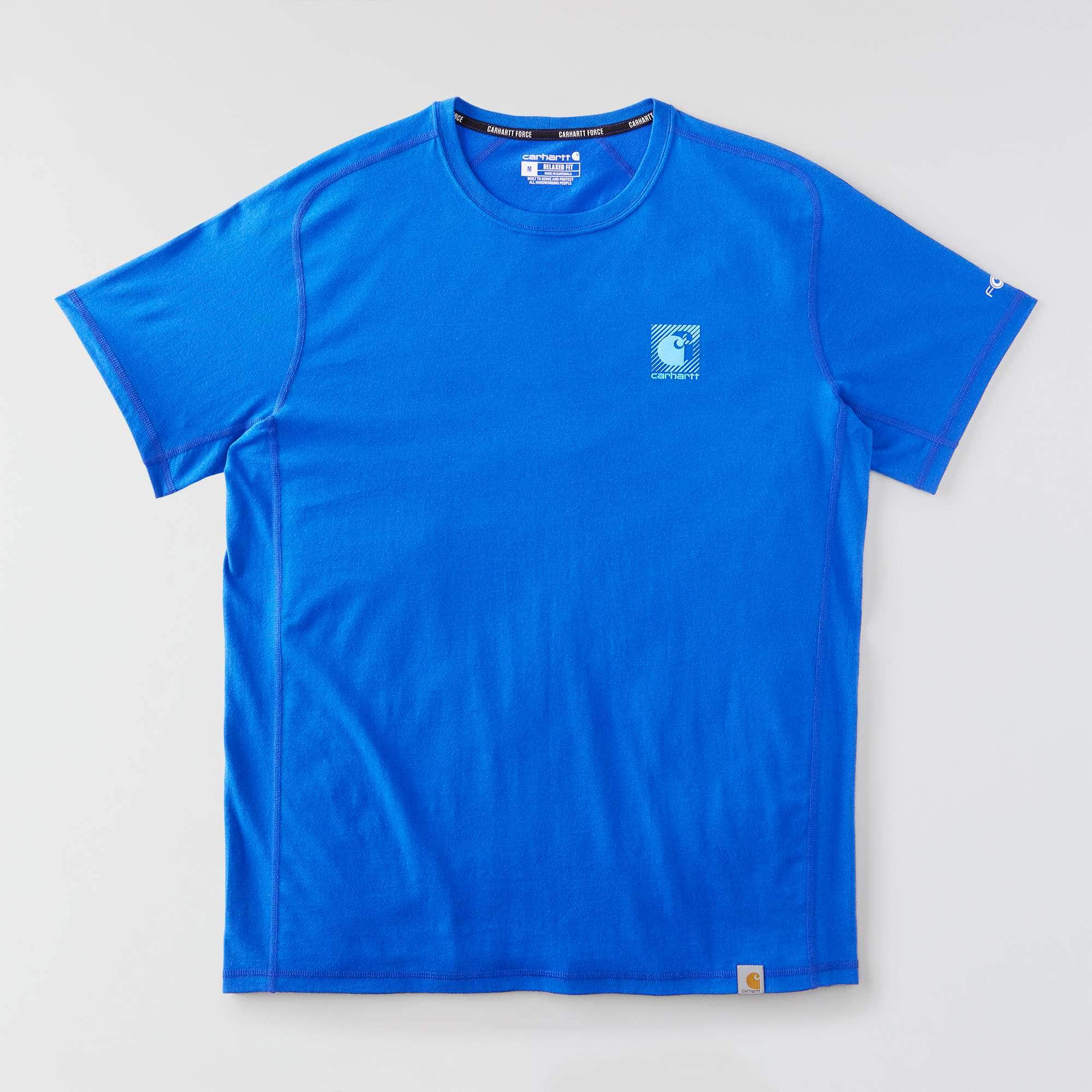 Men's force breathable moisture wicking logo t-shirt