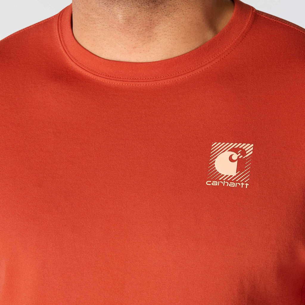 Men's force breathable moisture wicking logo t-shirt