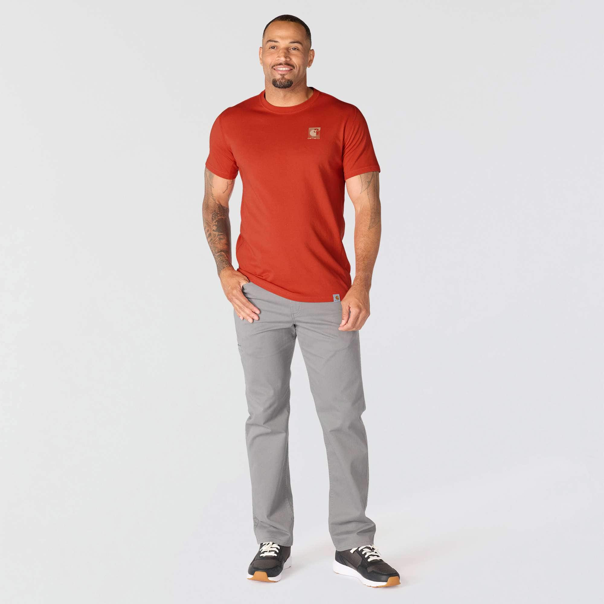 Men's force breathable moisture wicking logo t-shirt