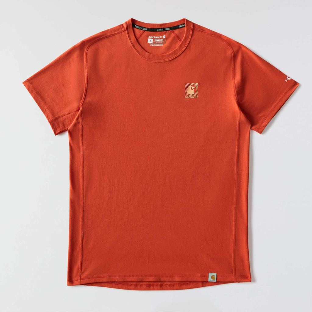 Men's force breathable moisture wicking logo t-shirt