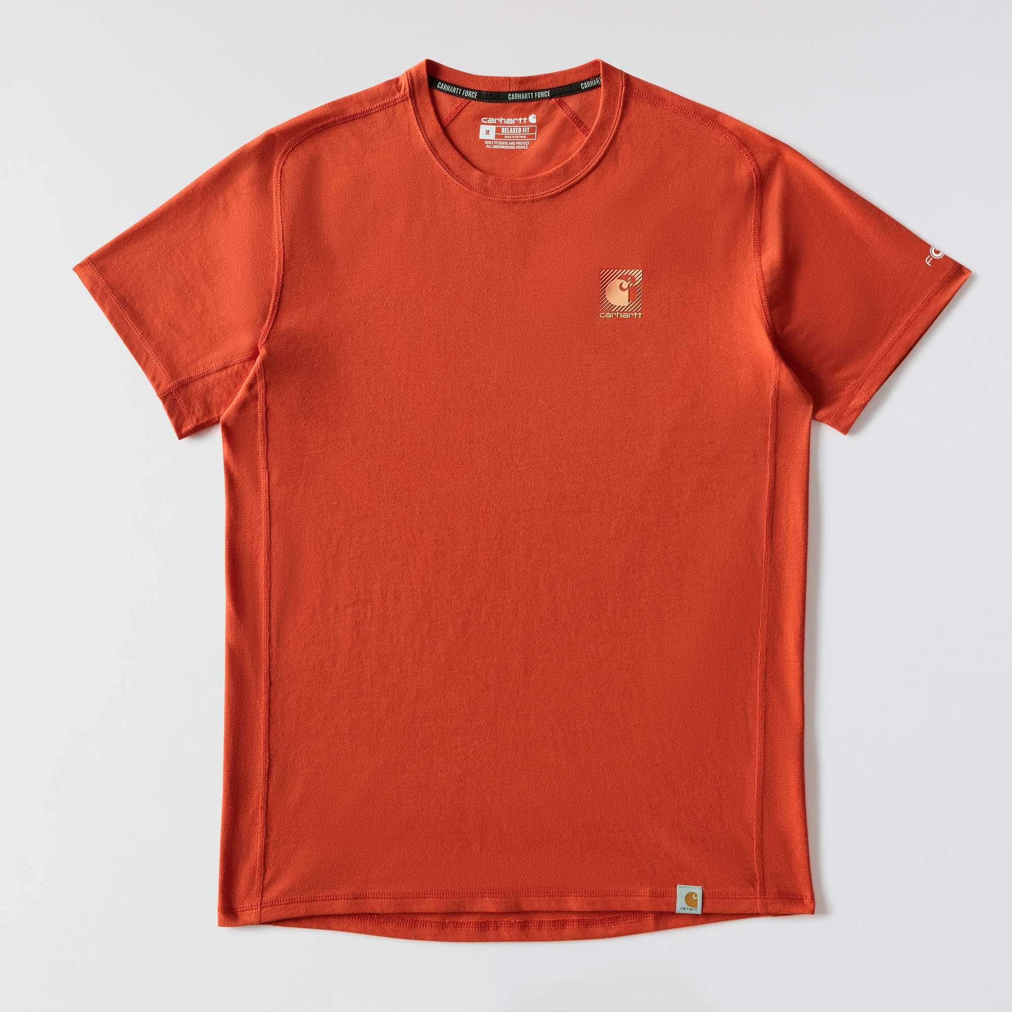 Men's force breathable moisture wicking logo t-shirt