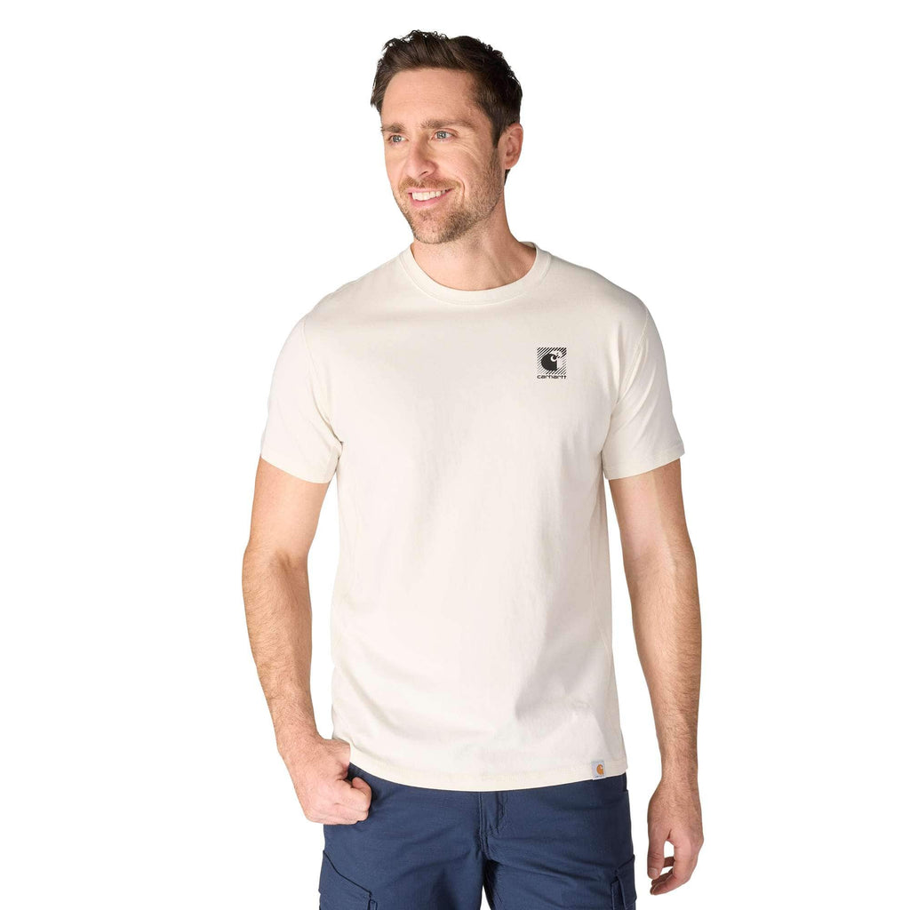 Men's force breathable moisture wicking logo t-shirt