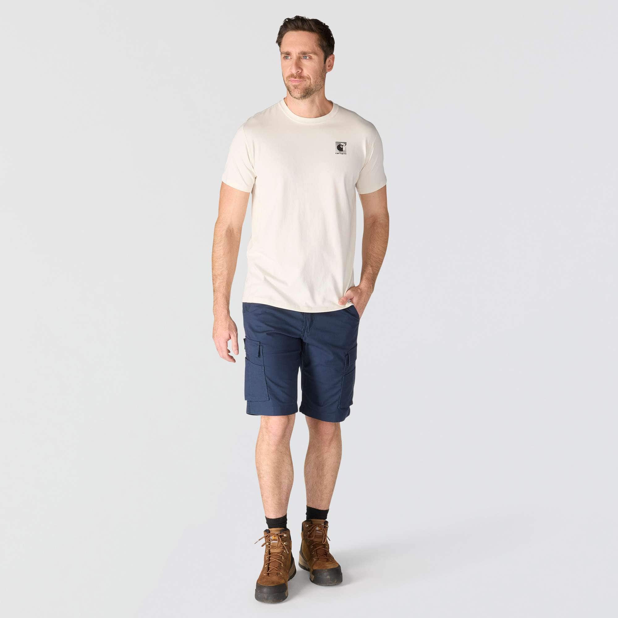 Men's force breathable moisture wicking logo t-shirt