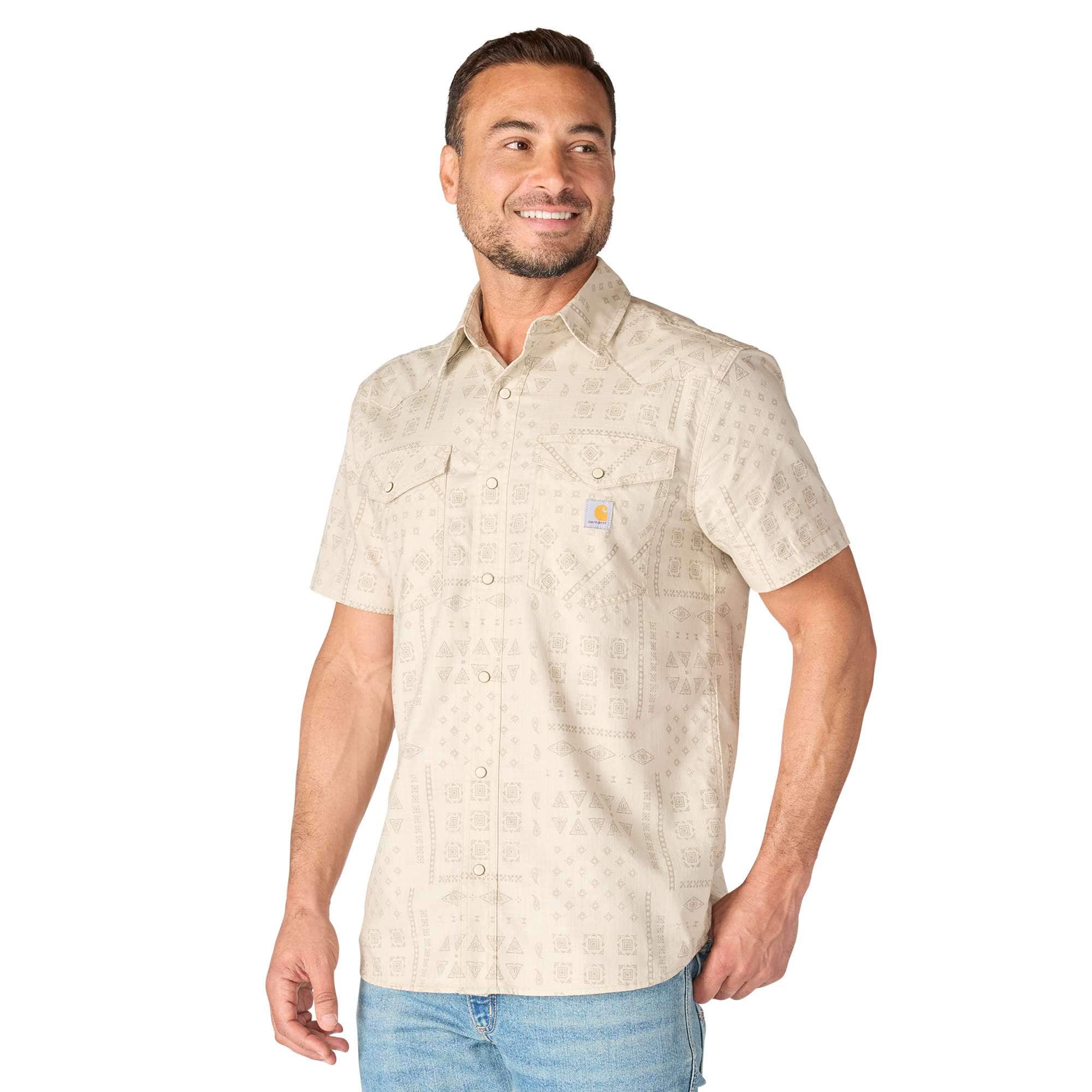 Men's montana bozeman relaxed fit short sleeve plaid shirt