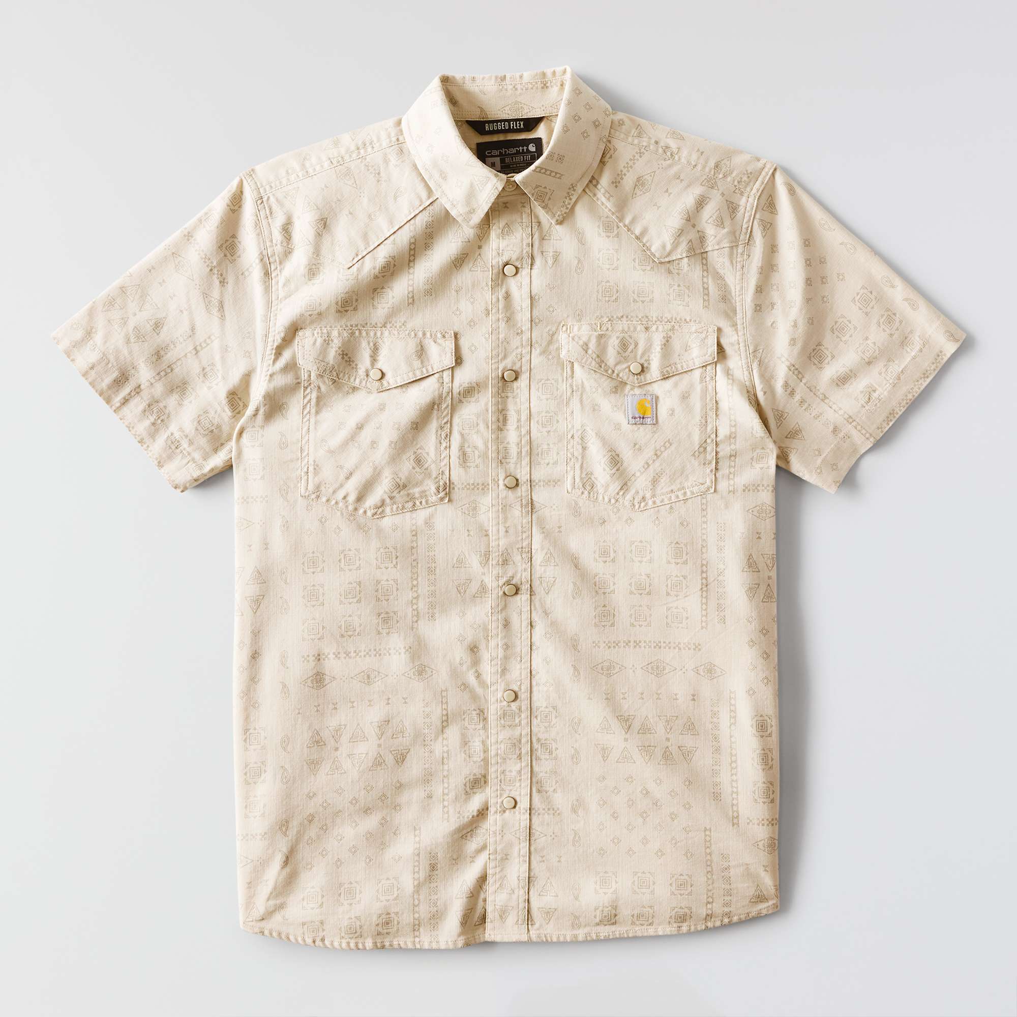 Men's montana bozeman relaxed fit short sleeve plaid shirt
