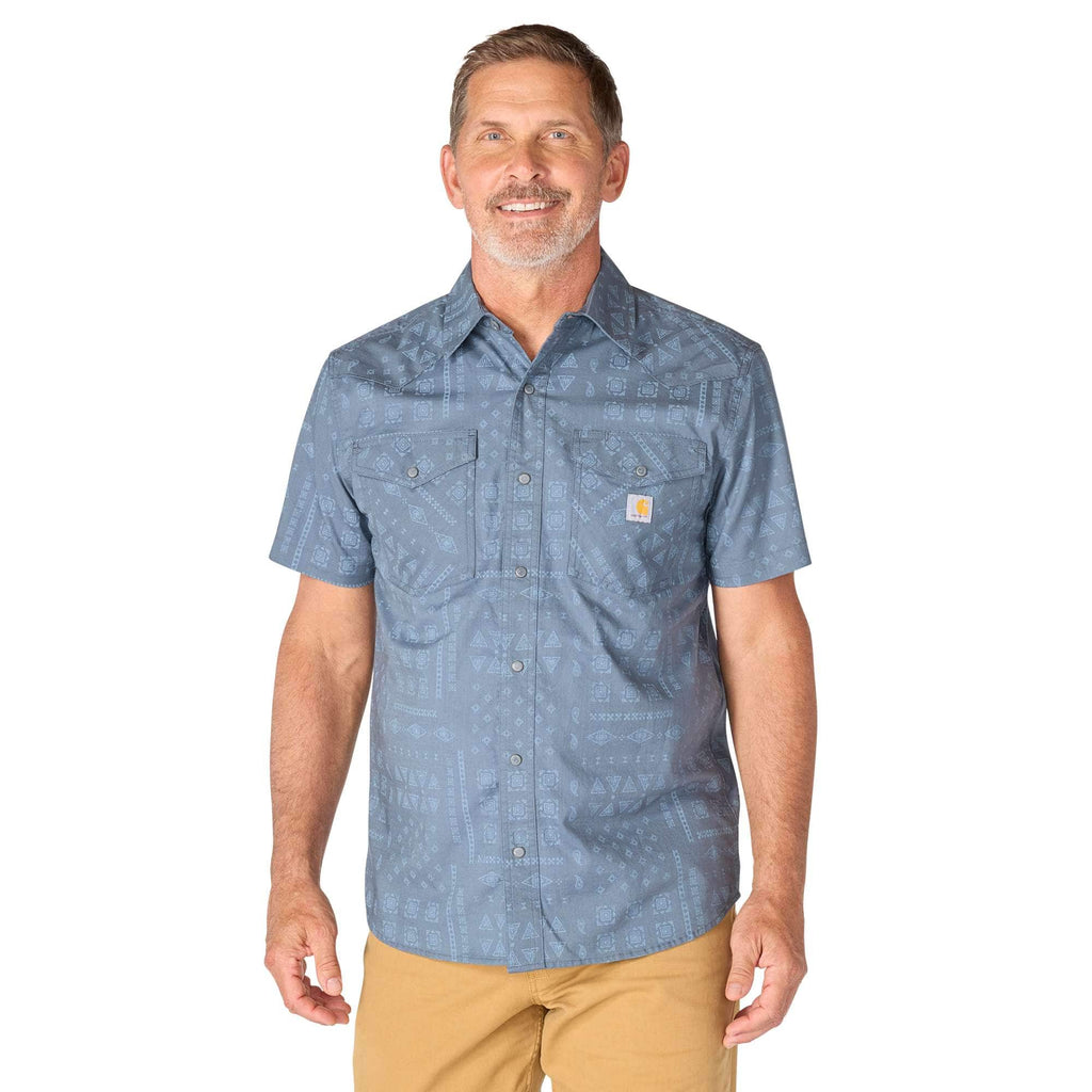 Men's montana bozeman relaxed fit short sleeve plaid shirt