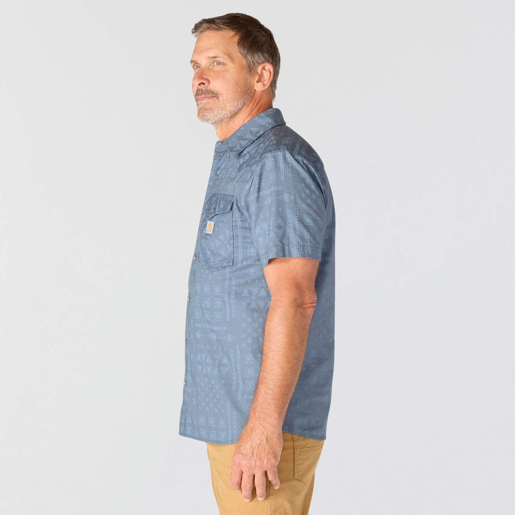 Men's montana bozeman relaxed fit short sleeve plaid shirt