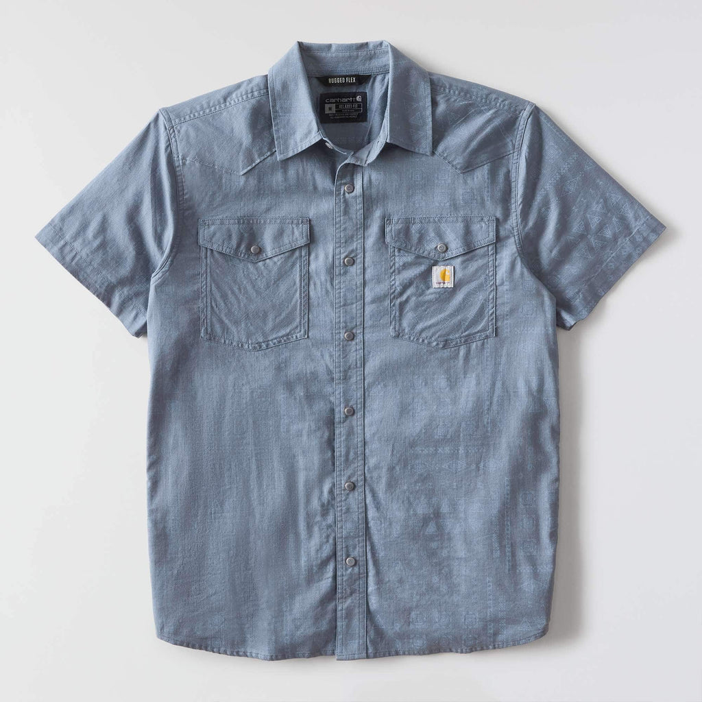 Men's montana bozeman relaxed fit short sleeve plaid shirt