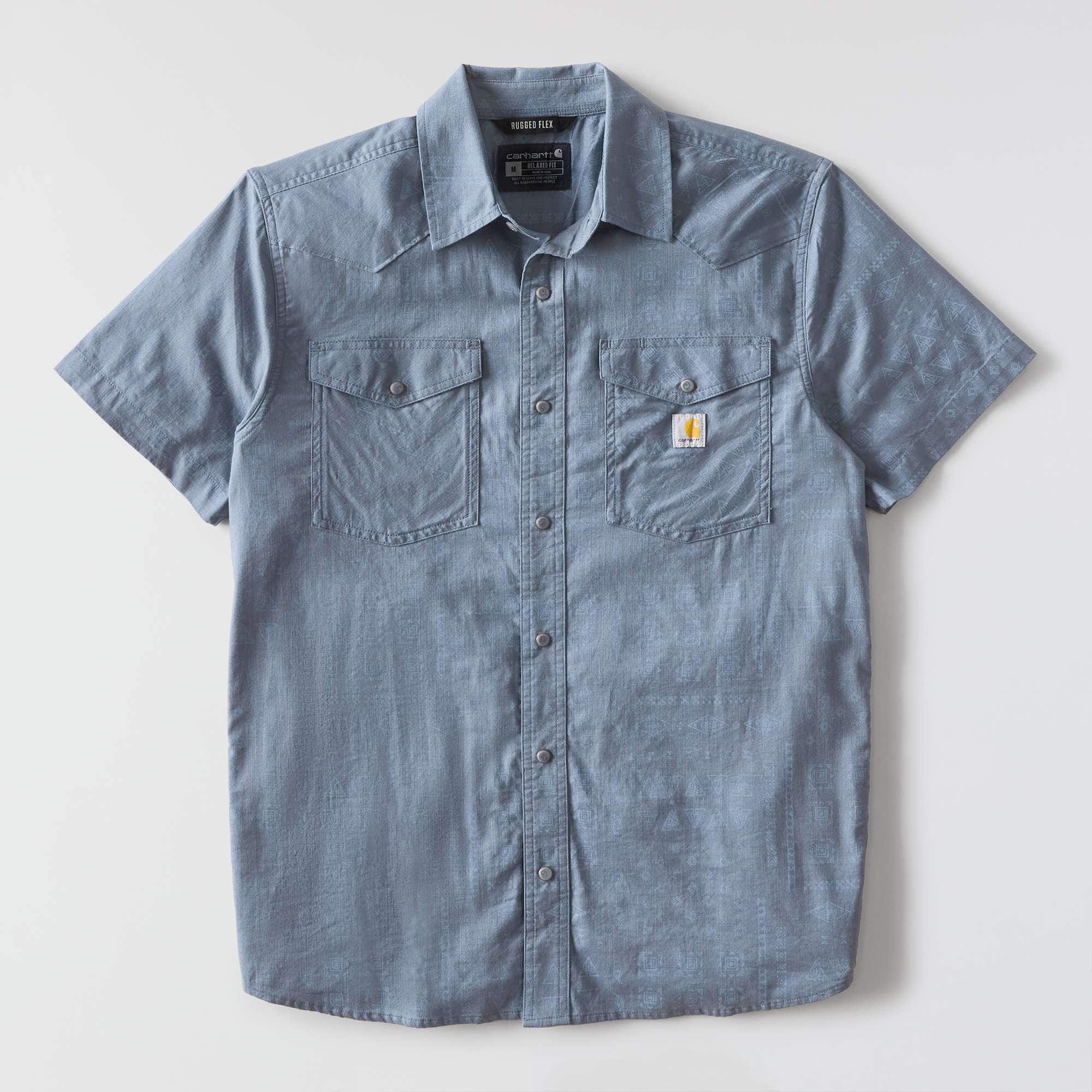 Men's montana bozeman relaxed fit short sleeve plaid shirt