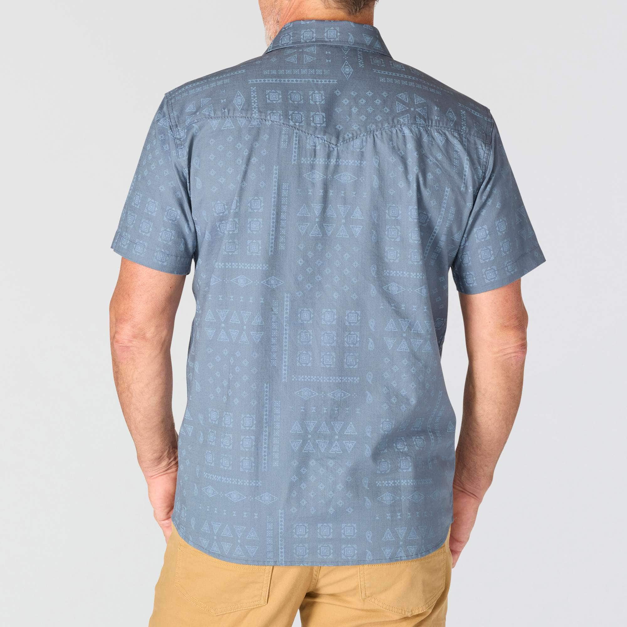 Men's montana bozeman relaxed fit short sleeve plaid shirt