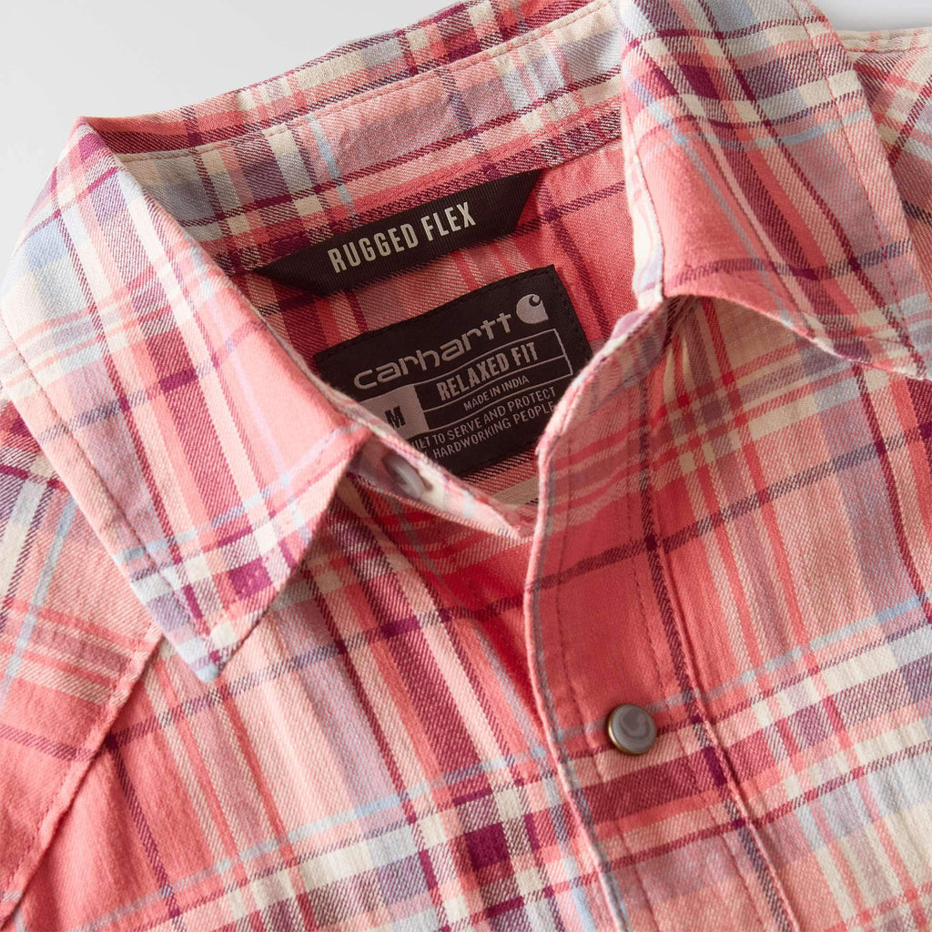 Men's montana bozeman relaxed fit short sleeve plaid shirt