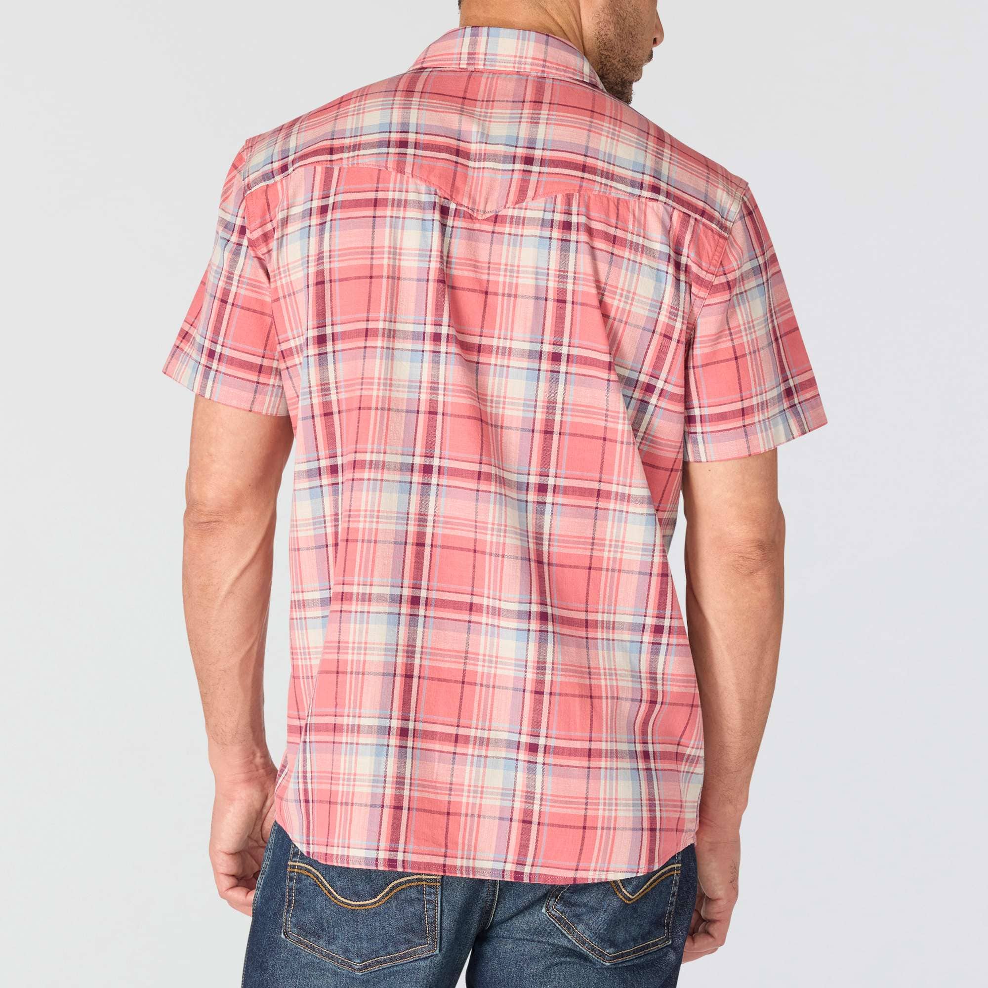 Men's montana bozeman relaxed fit short sleeve plaid shirt