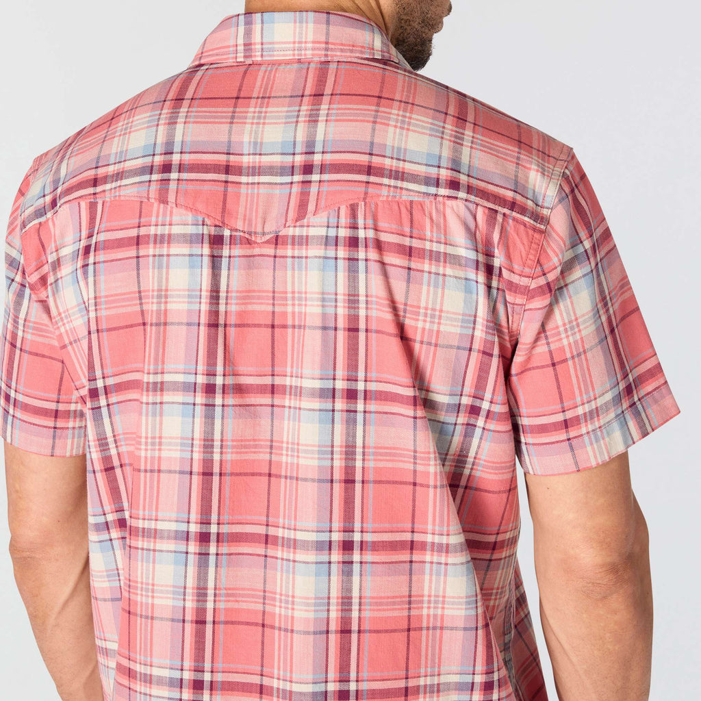Men's montana bozeman relaxed fit short sleeve plaid shirt