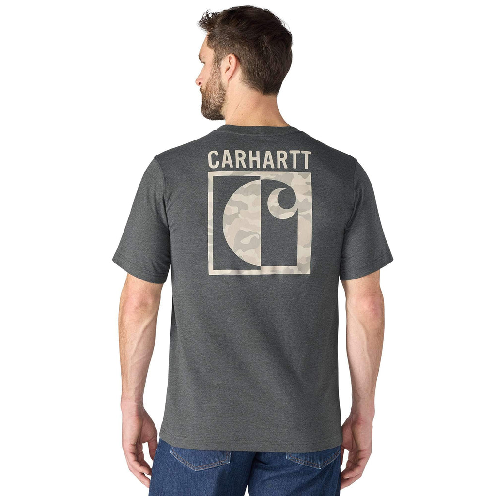 Men's irvine relaxed fit camo graphic t-shirt