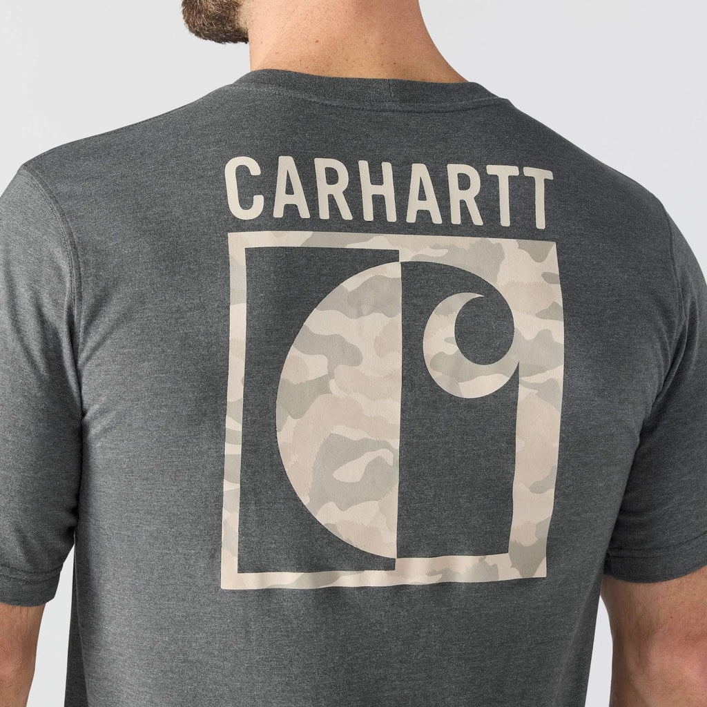 Men's irvine relaxed fit camo graphic t-shirt