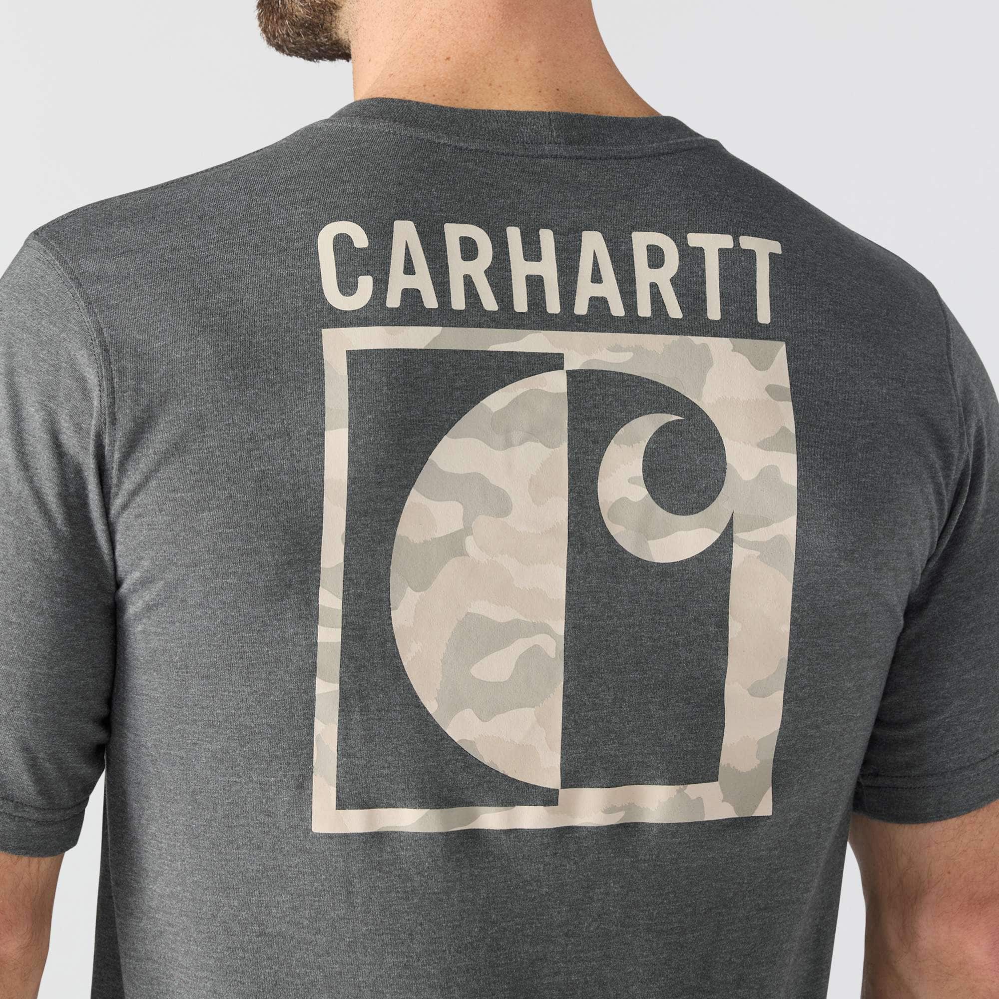Men's irvine relaxed fit camo graphic t-shirt