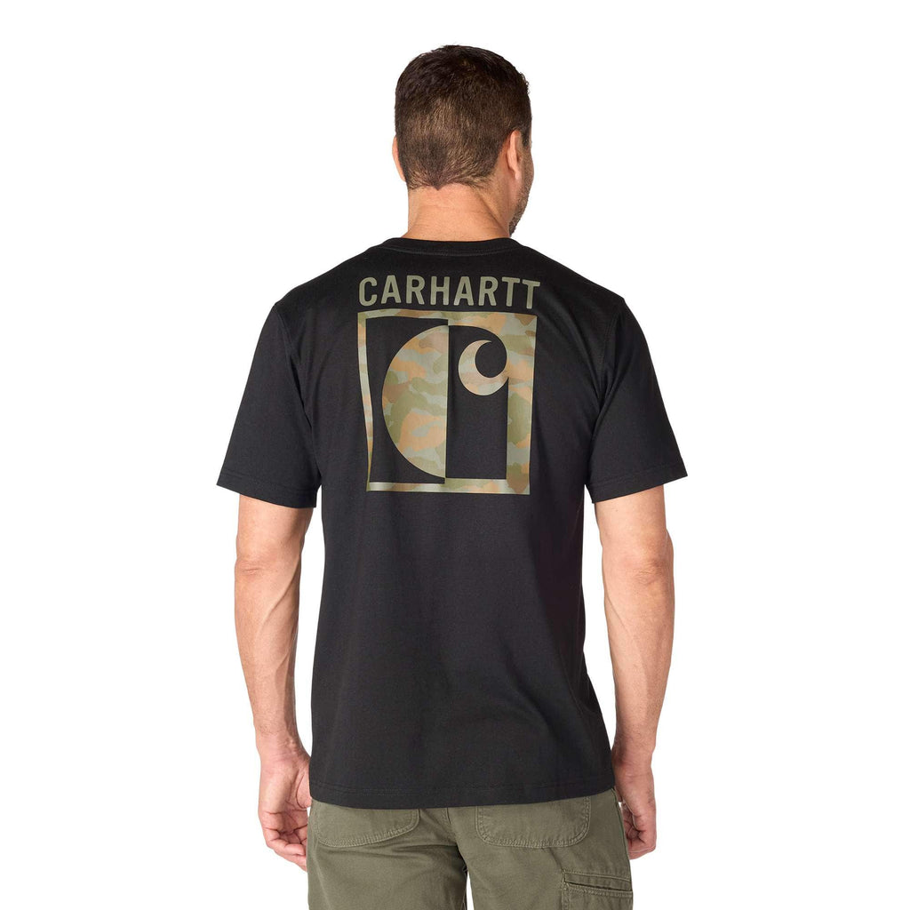 Men's irvine relaxed fit camo graphic t-shirt