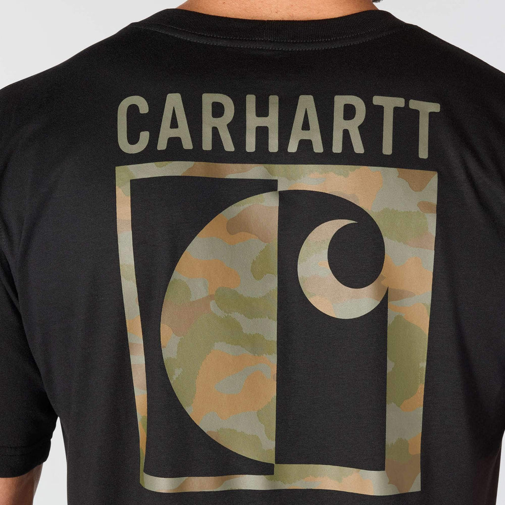Men's irvine relaxed fit camo graphic t-shirt