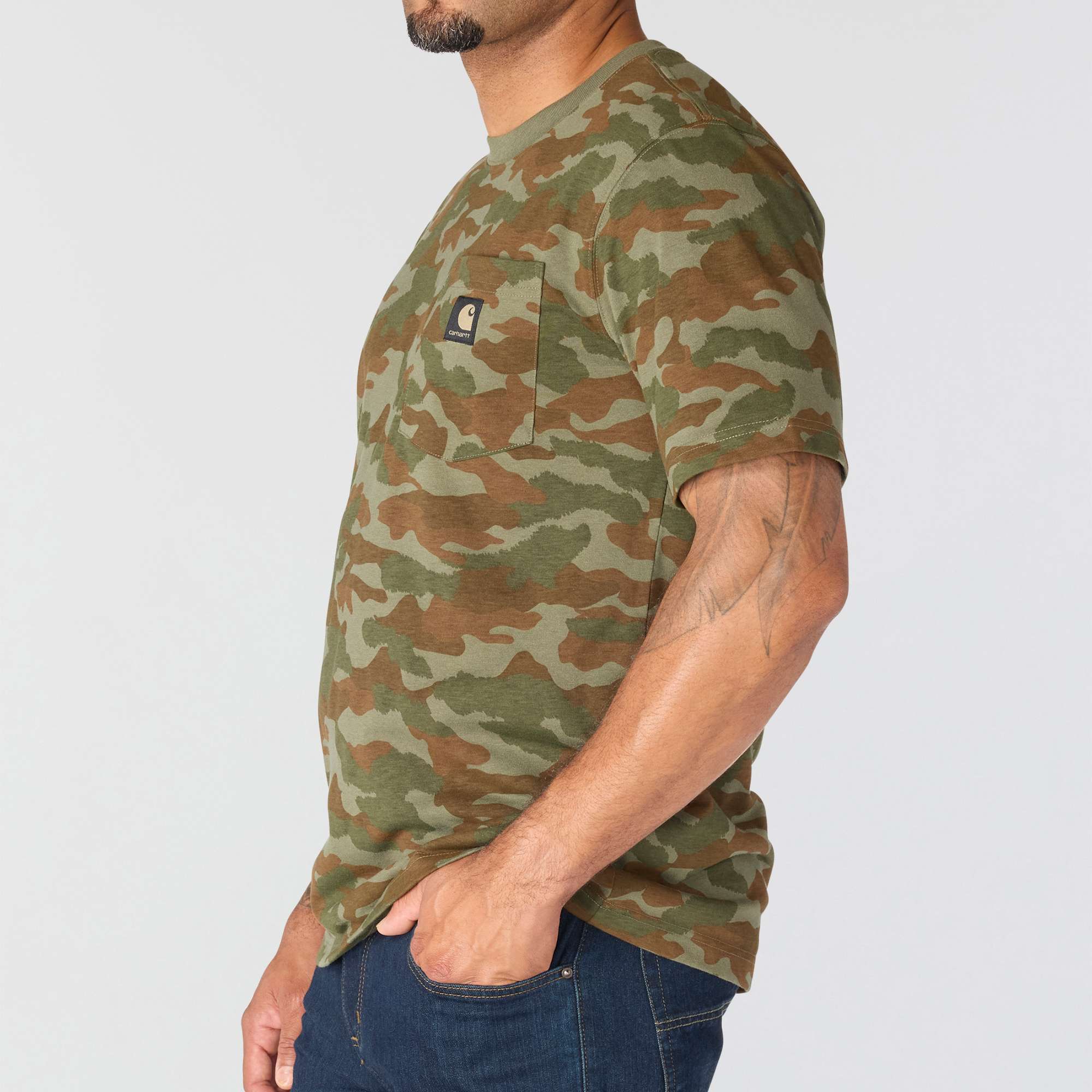 Men's irvine relaxed fit camo t-shirt
