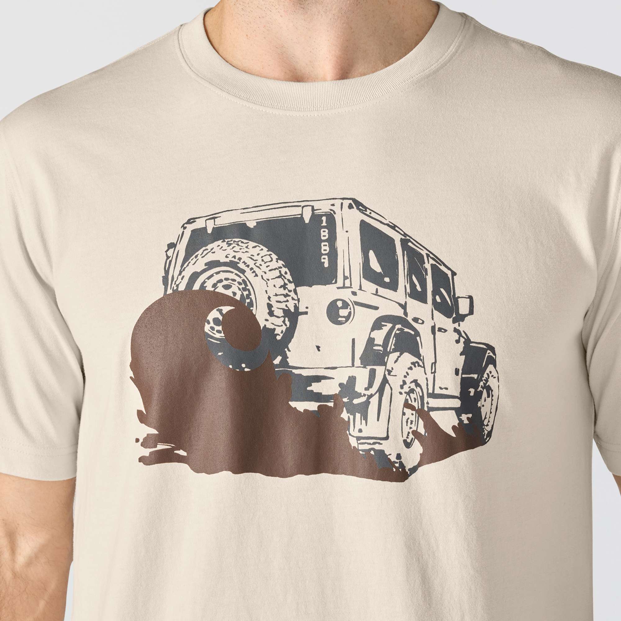 Men's irvine relaxed fit mud graphic t-shirt