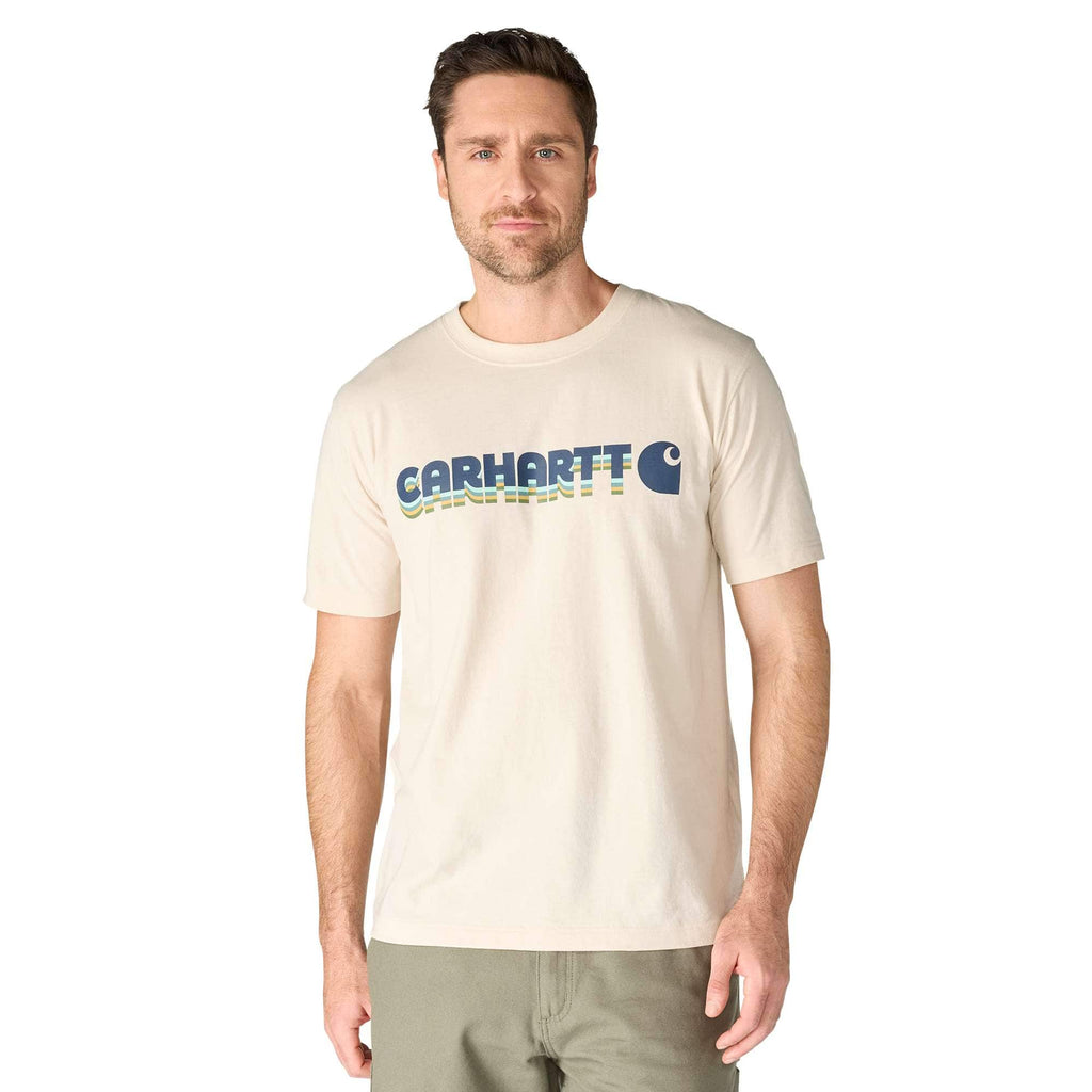 Men's irvine relaxed fit layered logo t-shirt