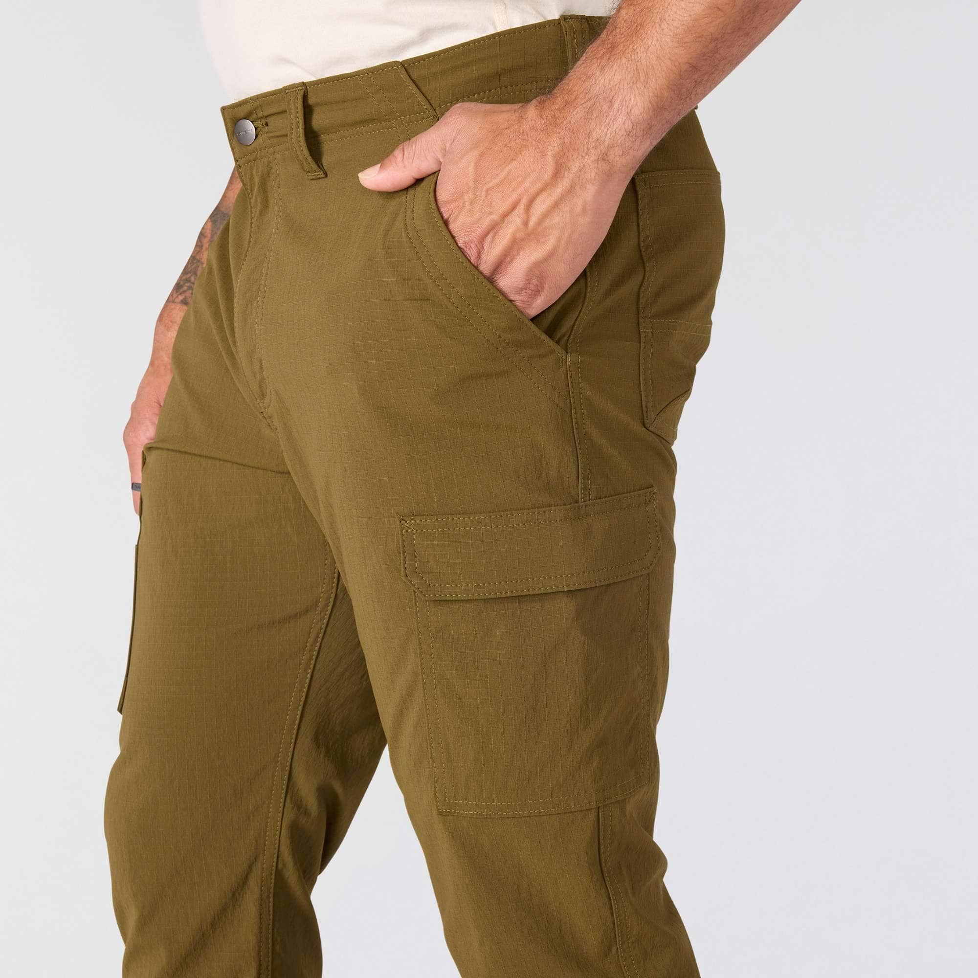 Men's relaxed fit tapered force ripstop cargo pants