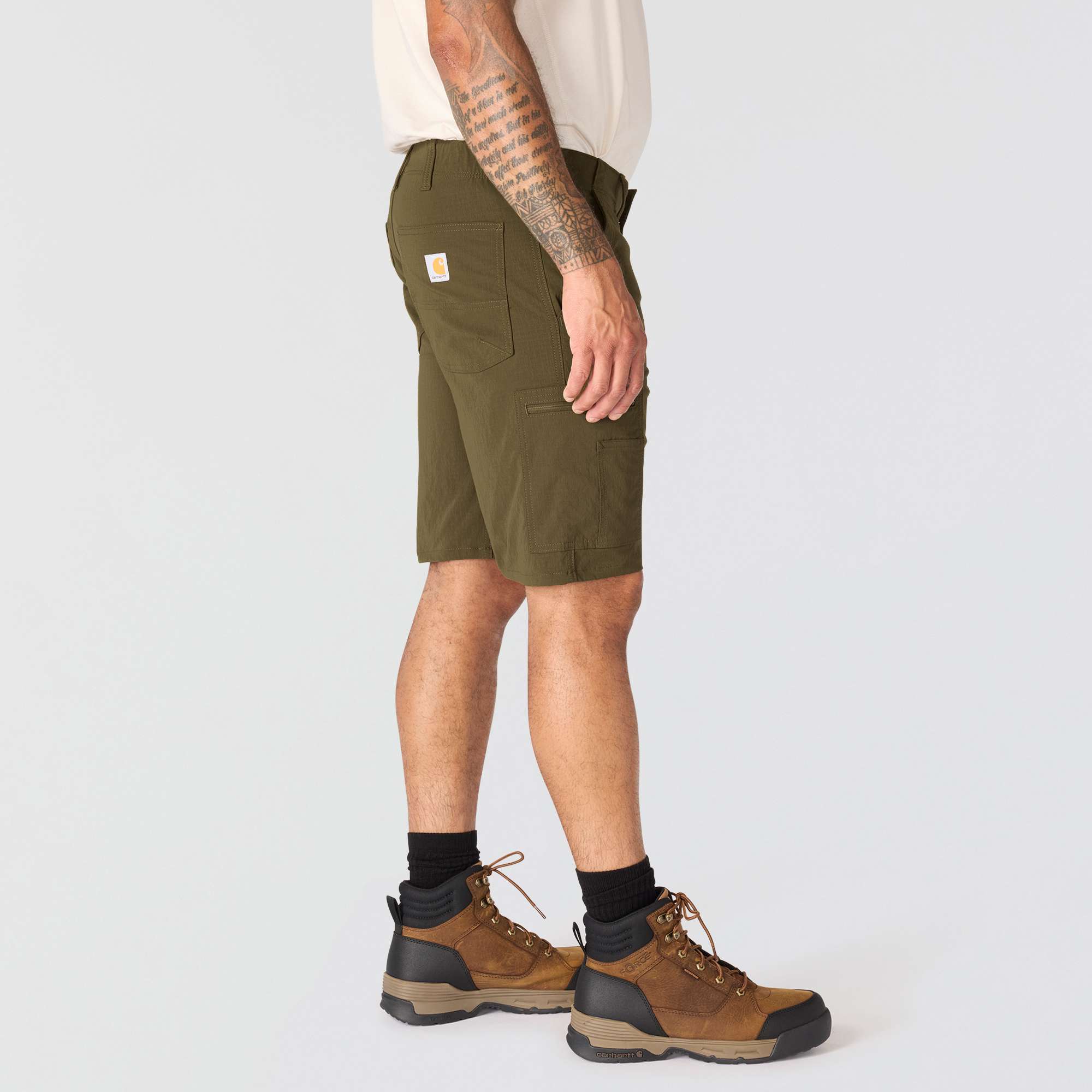 Relaxed fit 10" force ripstop cargo shorts - work shorts