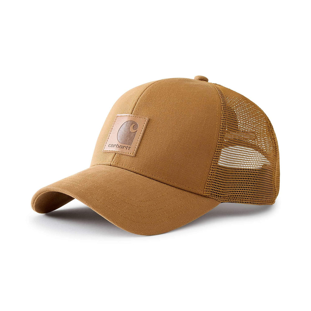 Washed duck mesh-back trucker hat