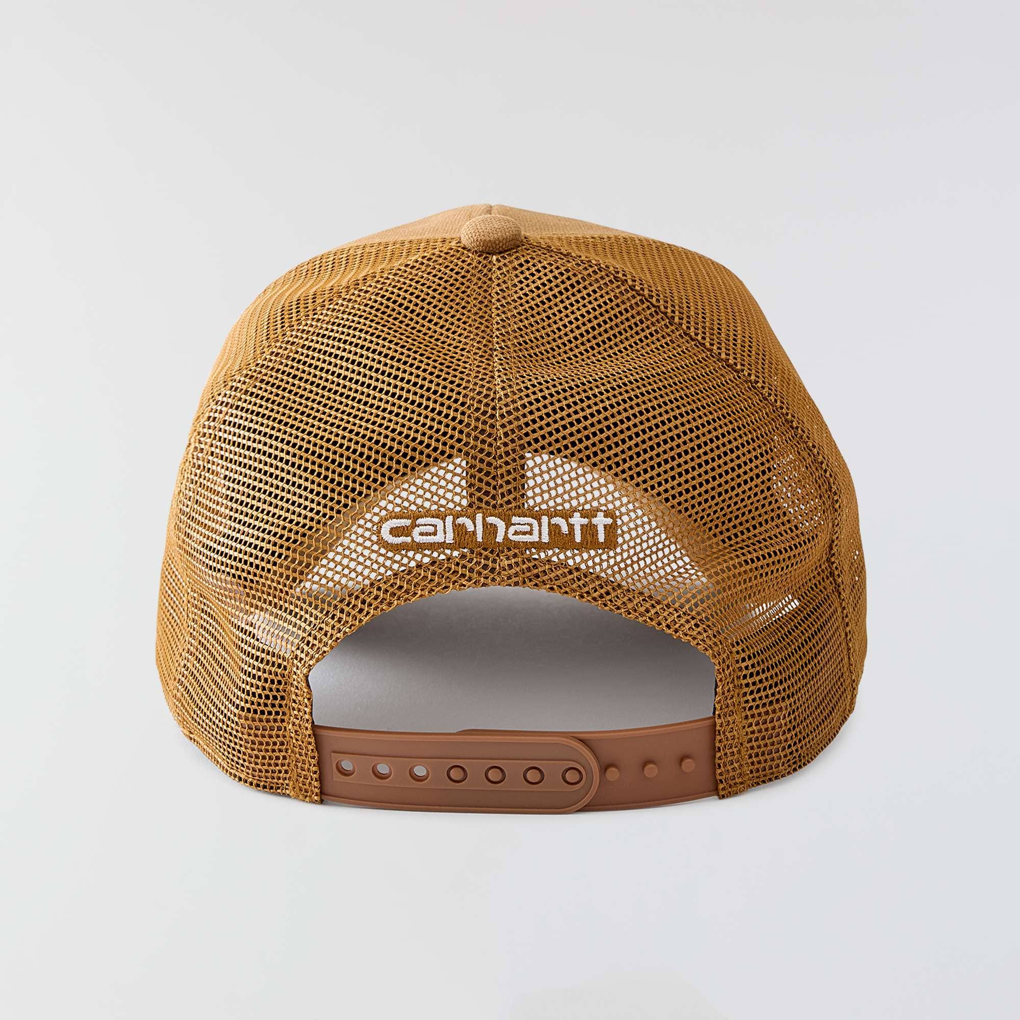 Washed duck mesh-back trucker hat