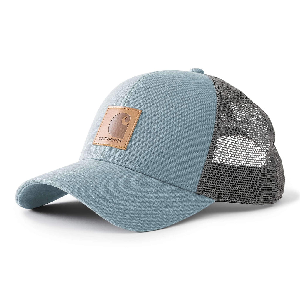 Washed duck mesh-back trucker hat