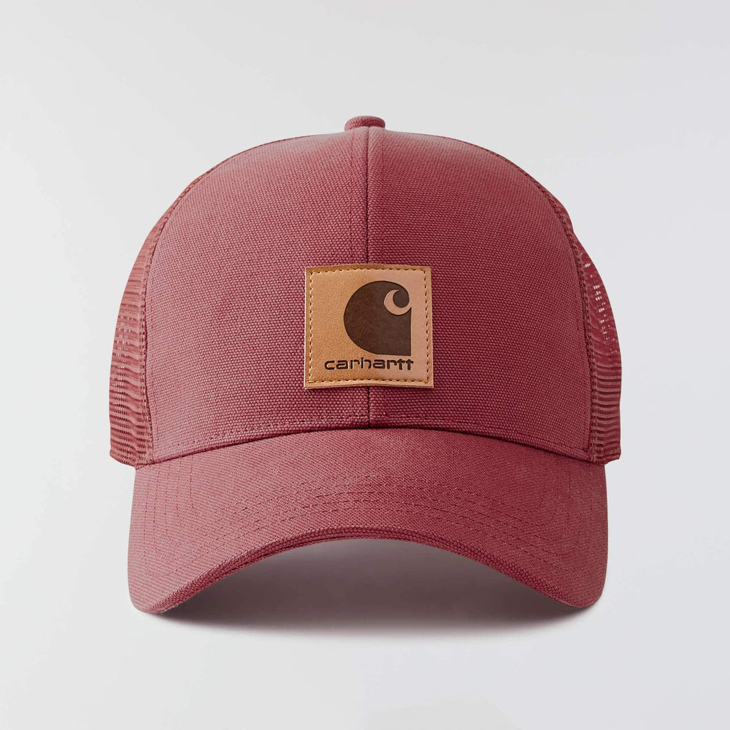 Washed duck mesh-back trucker hat
