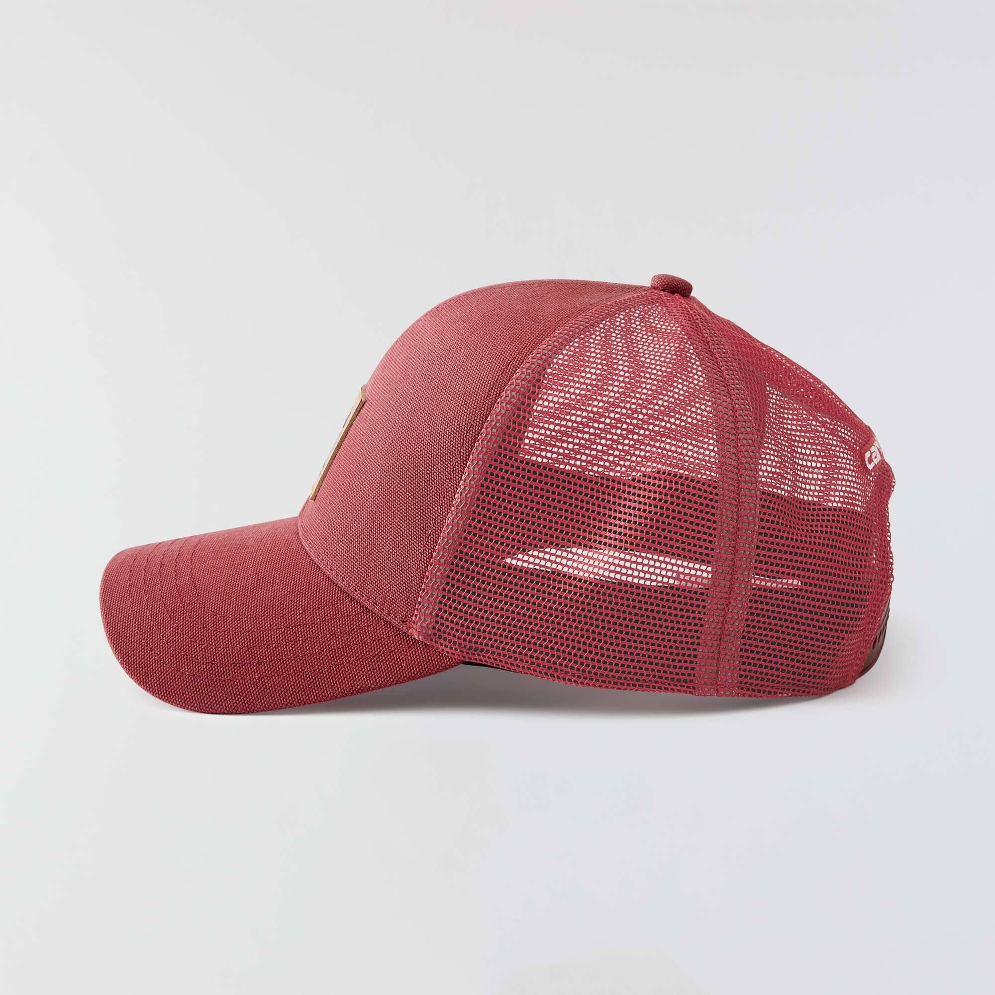 Washed duck mesh-back trucker hat