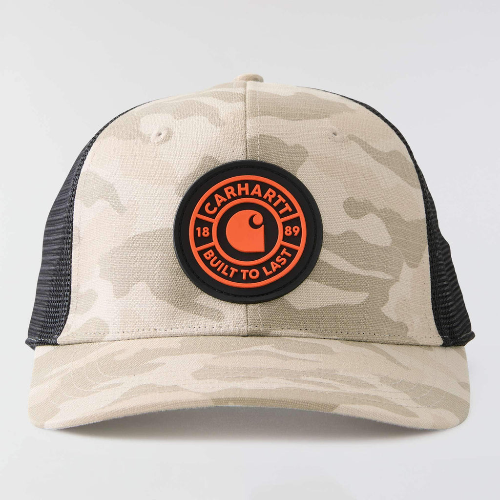 Ripstop mesh-back camo trucker hat