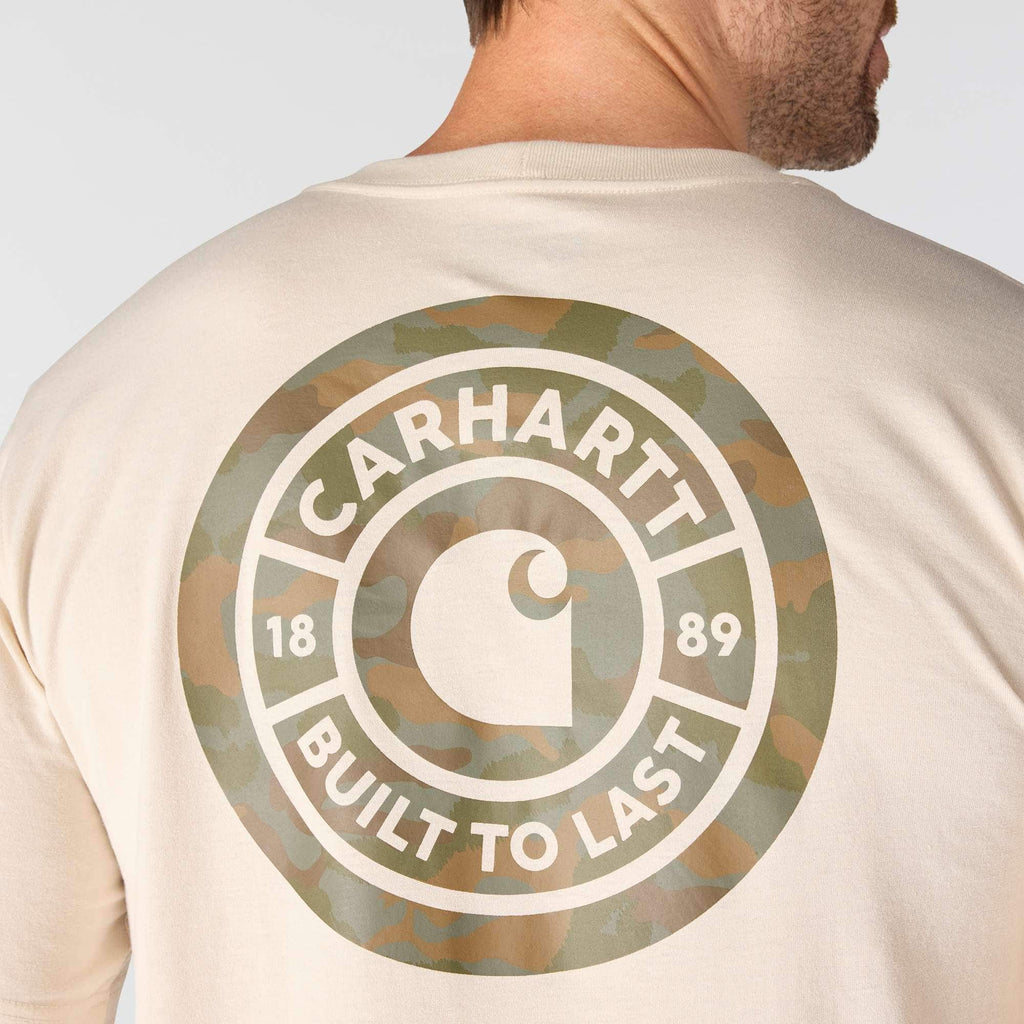 Men's irvine relaxed fit camo graphic t-shirt