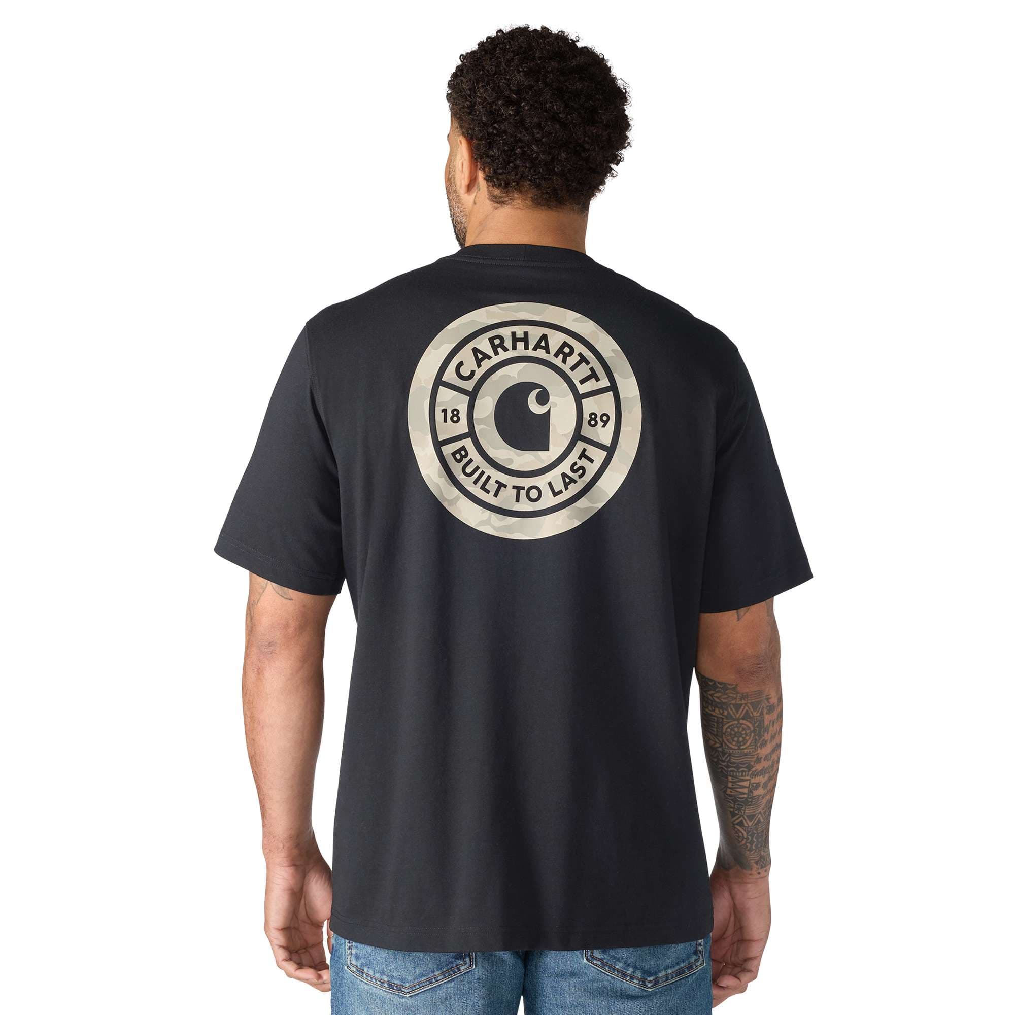 Men's irvine relaxed fit camo graphic t-shirt