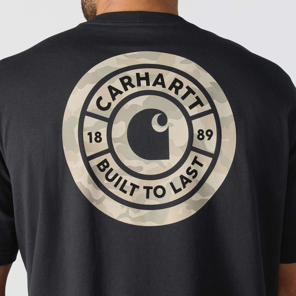 Men's irvine relaxed fit camo graphic t-shirt