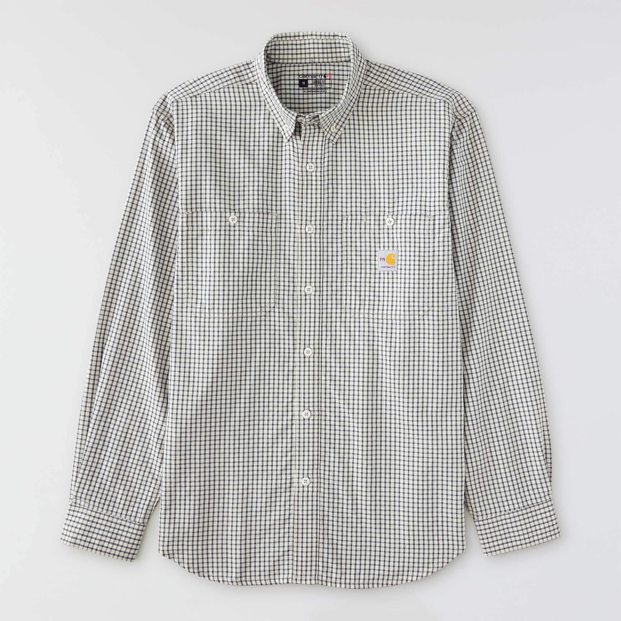 Men's fr force sun defender™ long sleeve plaid shirt - sun protection shirts