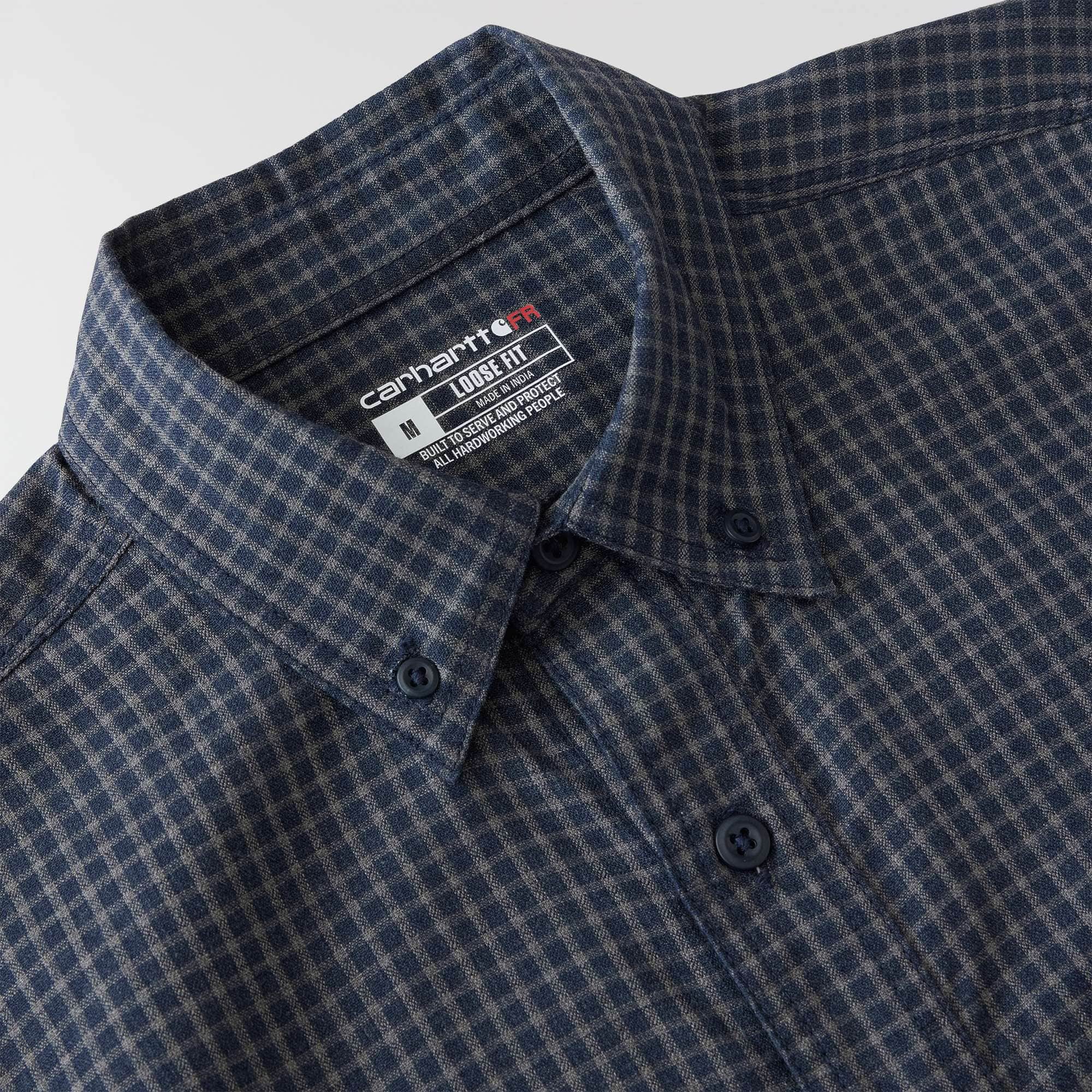 Men's fr force sun defender™ long sleeve plaid shirt - sun protection shirts