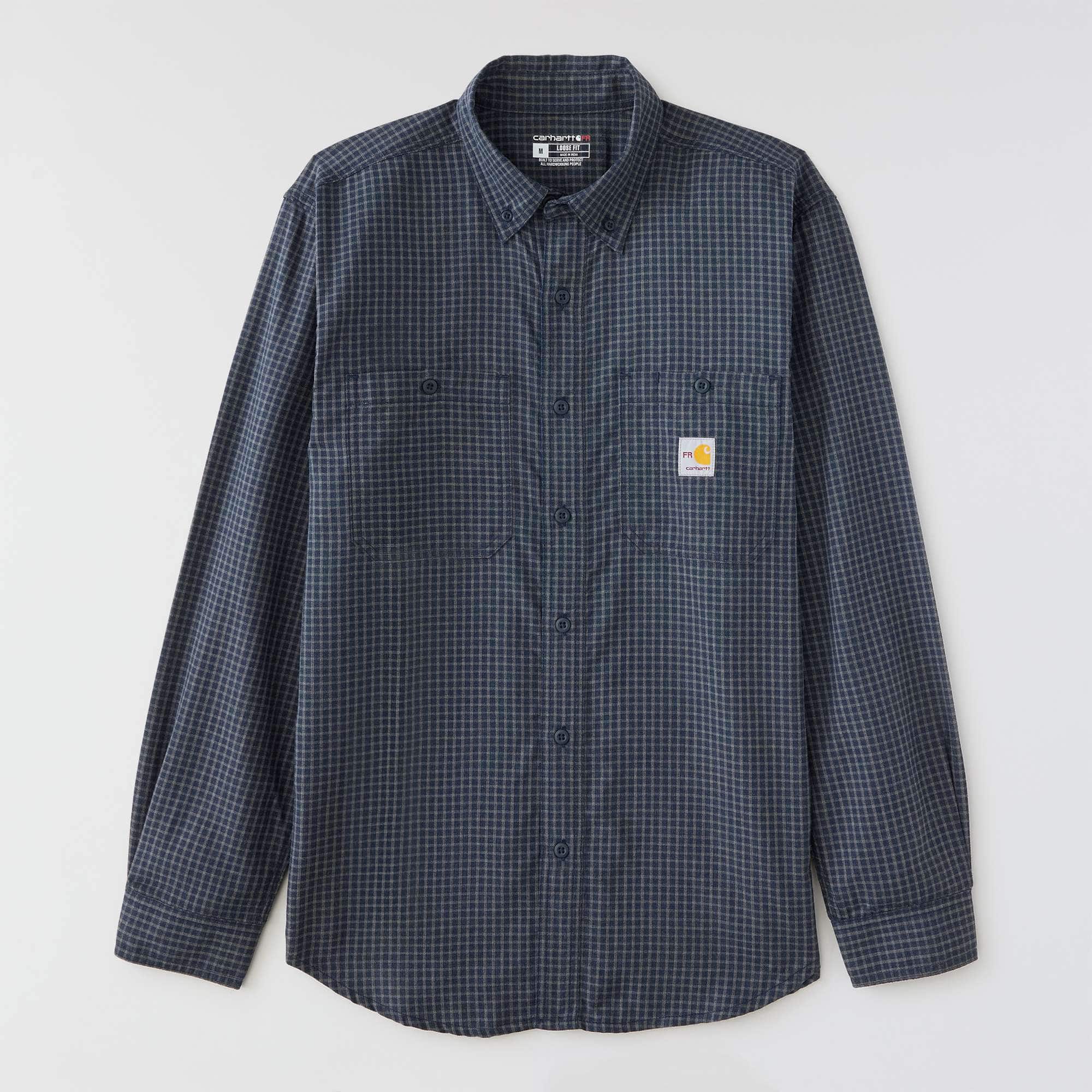 Men's fr force sun defender™ long sleeve plaid shirt - sun protection shirts