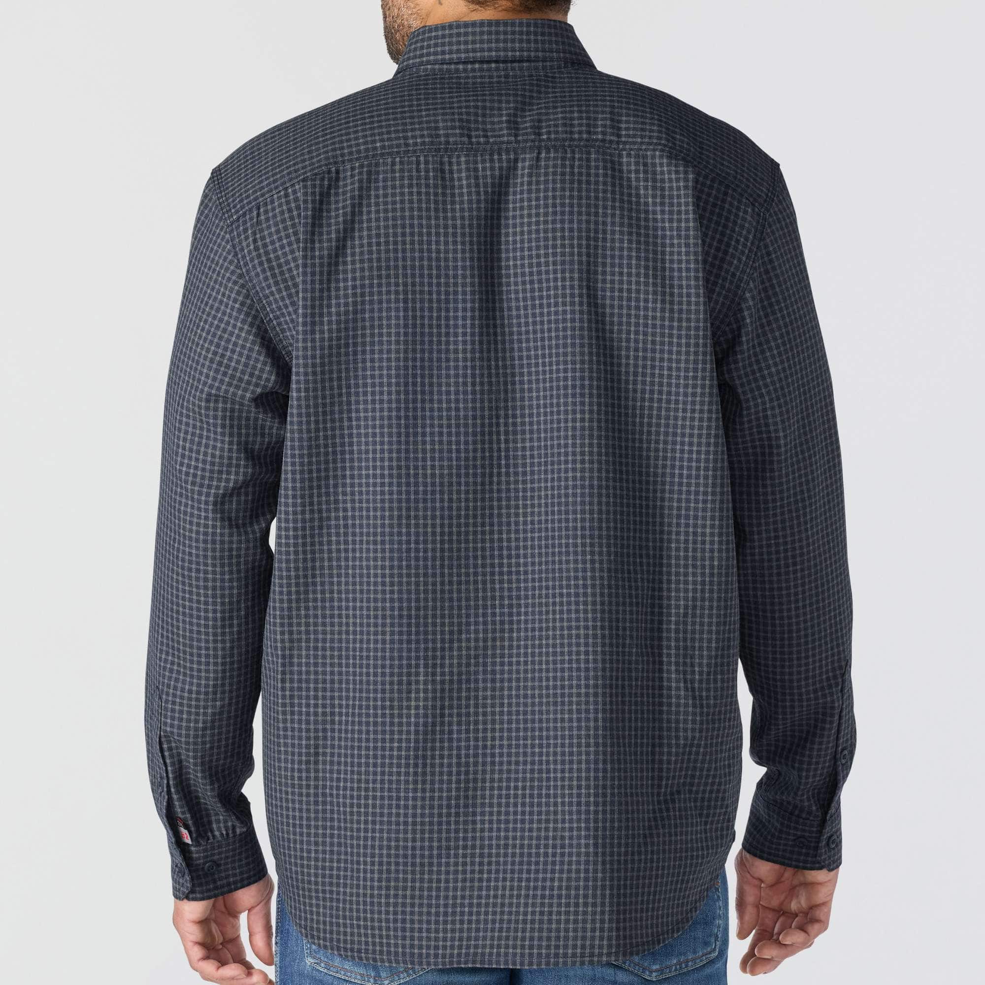 Men's fr force sun defender™ long sleeve plaid shirt - sun protection shirts