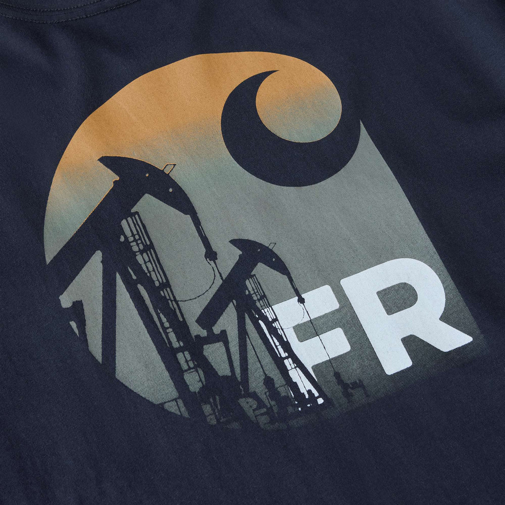 Men's force irvine fr long sleeve oil rig graphic t-shirt - flame resistant shirts