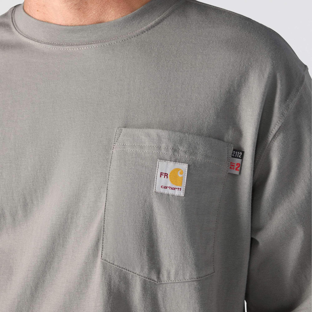Men's force irvine fr long sleeve flames graphic t-shirt - flame resistant shirts